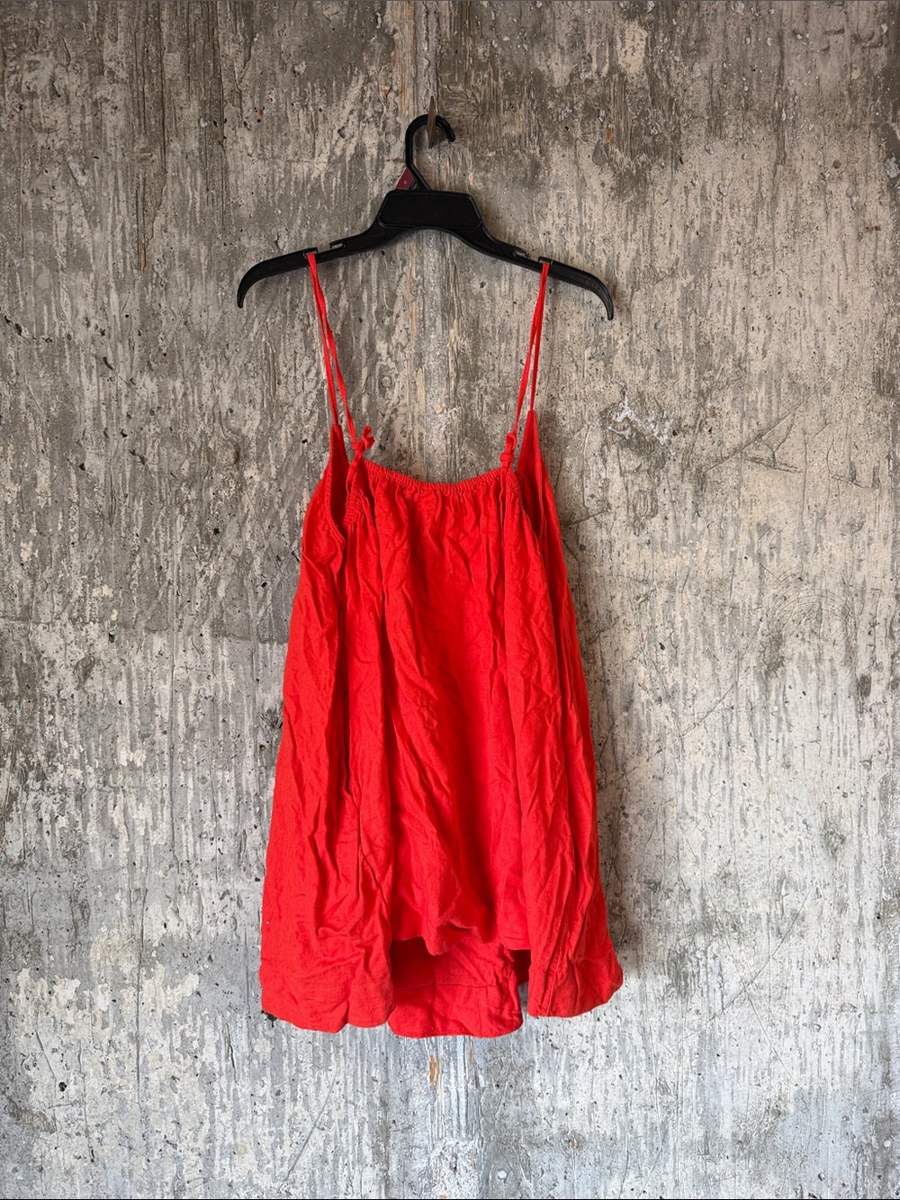 FREE PEOPLE Women's Free-est Rae Mini Dress Size S In Mandarin Red - Picture 6 of 8
